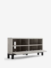Grey Bronx Up to 46 inch Corner Oak Effect Slim TV Unit - Image 3 of 8