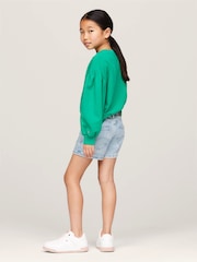 Tommy Hilfiger Blue High Rise Tapered Short - Image 2 of 5