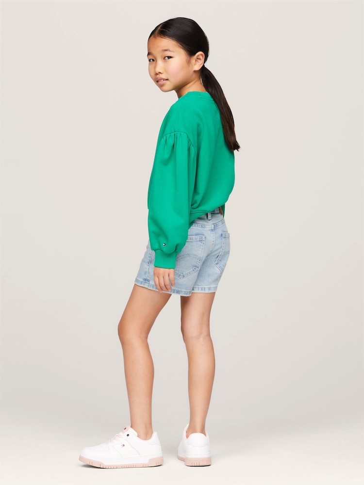 Tommy Hilfiger Blue High Rise Tapered Short - Image 2 of 5