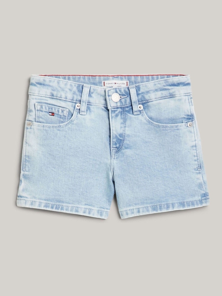 Tommy Hilfiger Blue High Rise Tapered Short - Image 5 of 5