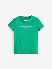 Tommy Hilfiger Green 100% Cotton Essential T-Shirt - Image 3 of 3