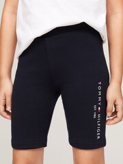 Tommy Hilfiger Blue Essential Cycling Shorts - Image 1 of 6
