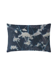 Graham & Brown Blue 100% Cotton Flower Press Duvet Cover and Pillowcase Set - Image 8 of 9