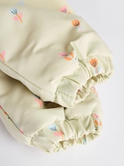 Sage Green Ditsy Baby Zip Hooded All-In-One Pramsuit (0mths-2yrs) - Image 7 of 7