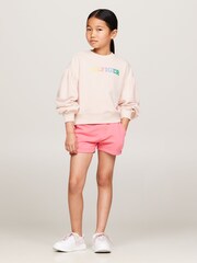 Tommy Hilfiger Pink Monotype Sweatshirt - Image 4 of 6