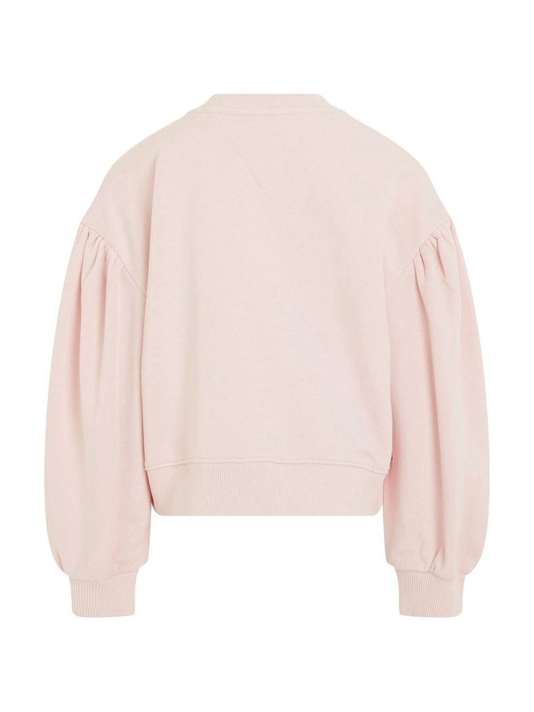 Tommy Hilfiger Pink Monotype Sweatshirt - Image 6 of 6
