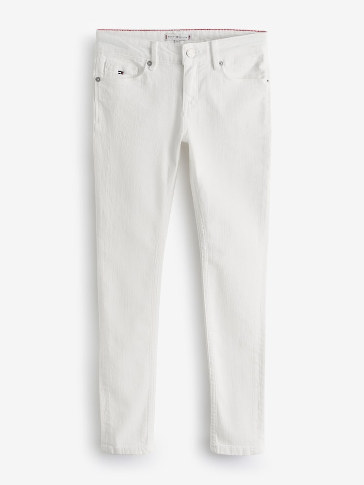 Tommy Hilfiger Nora Slim Straight White Jeans - Image 5 of 5 Tommy Hilfiger Nora Slim Straight White Jeans - Image 5 of 5