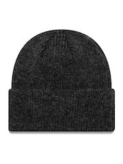 New Era Womens Wide Cuff 100% Cotton Black Beanie - Image 2 of 2