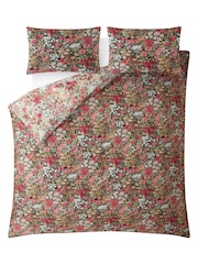 Graham & Brown Black 100% Cotton Wallflower Duvet Cover and Pillowcase Set - Image 4 of 8
