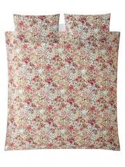 Graham & Brown Black 100% Cotton Wallflower Duvet Cover and Pillowcase Set - Image 5 of 8