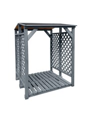 Callow Grey Double Log Store for the Garden - Image 4 of 5