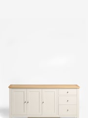 Cream Malvern Oak Effect Extra Large Sideboard - Image 12 of 14
