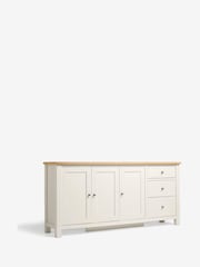 Cream Malvern Oak Effect Extra Large Sideboard - Image 10 of 14