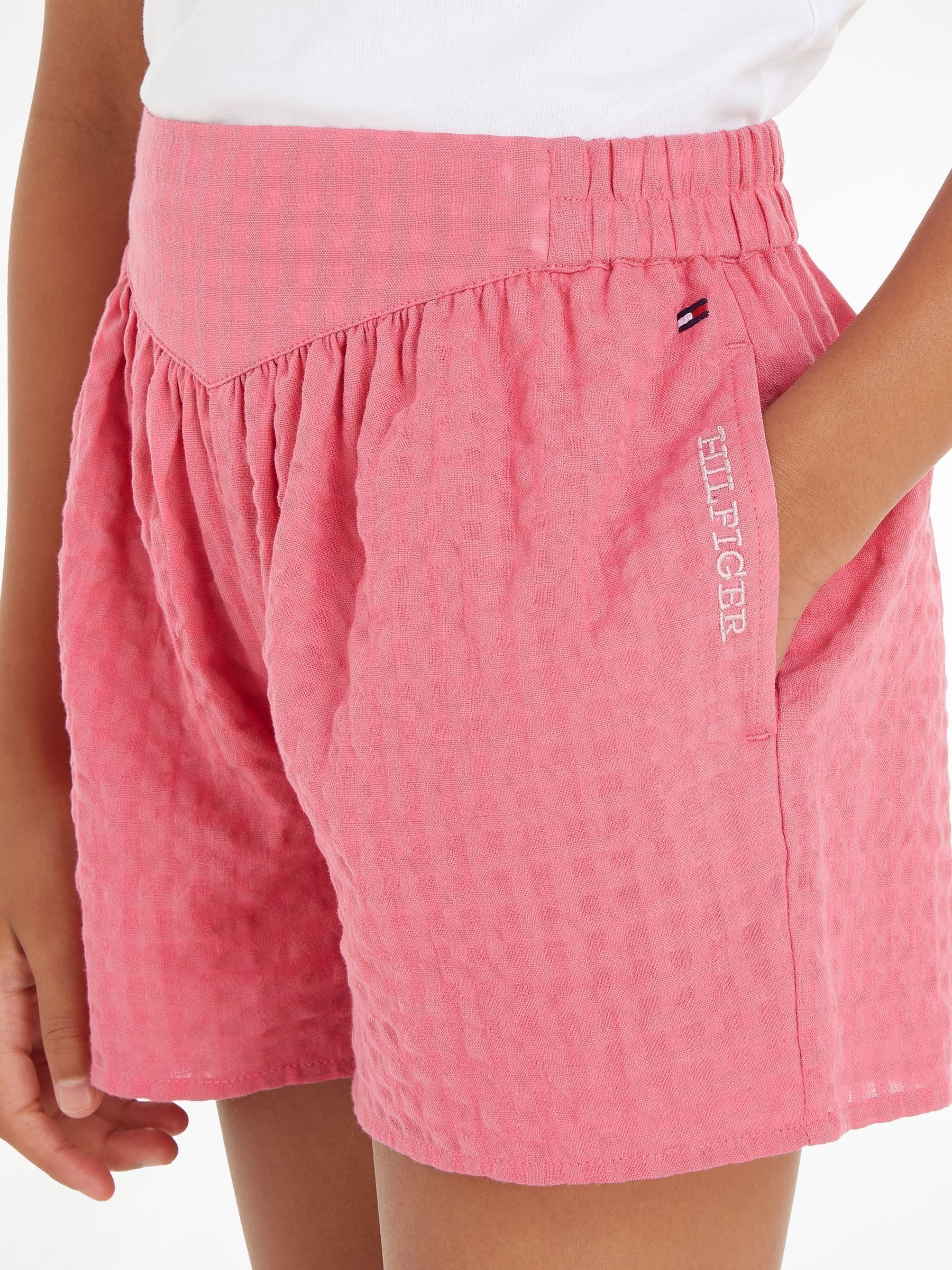 Buy Tommy Hilfiger Pink Seeersucker Shorts from Next Canada