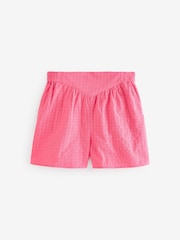 Tommy Hilfiger Pink Seeersucker Shorts - Image 4 of 4