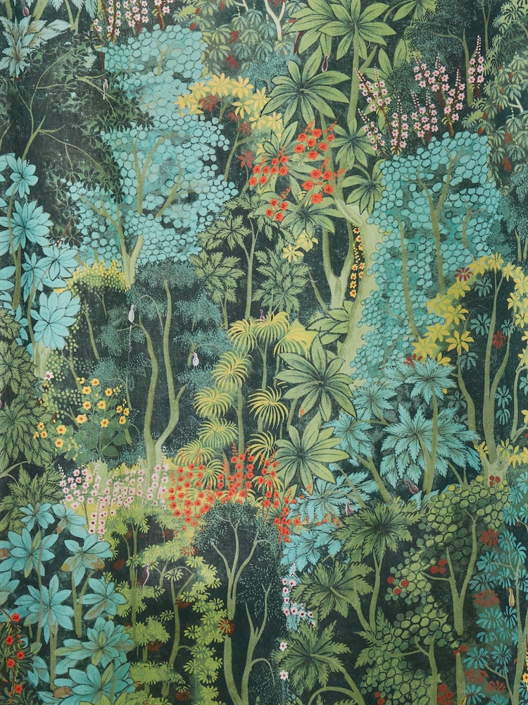 Graham & Brown Green New Eden Eyelet Curtains - Image 3 of 3