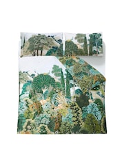 Graham & Brown Green 100% Cotton New Eden Duvet Cover and Pillowcase Set - Image 3 of 6