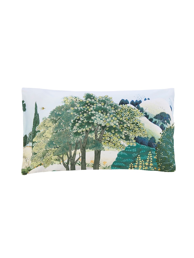 Graham & Brown Green 100% Cotton New Eden Duvet Cover and Pillowcase Set - Image 4 of 6