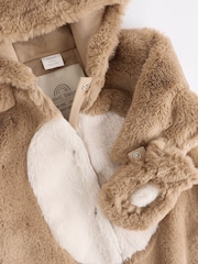 Caramel Bear Baby Hooded All-In-One (0mths-2yrs) - Image 5 of 6