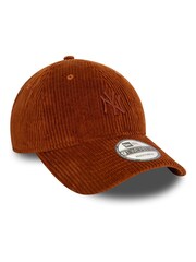 New Era Mens 100% Cotton New York Yankees Cord 9TWENTY Brown Cap - Image 3 of 5