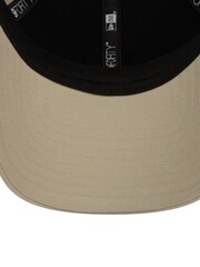 New Era Mens Cream 100% Cotton New York Yankees Metallic Pin 9FORTY Cap - Imagen 5 de 5