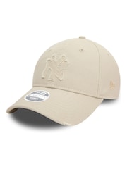 New Era Womens 100% Cotton Denim Distress 9TWENTY Hat - Image 1 of 5