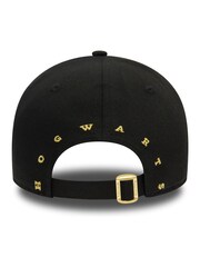 New Era Mens 100% Cotton Hogwarts Harry Potter 9FORTY Black Cap - Image 4 of 5