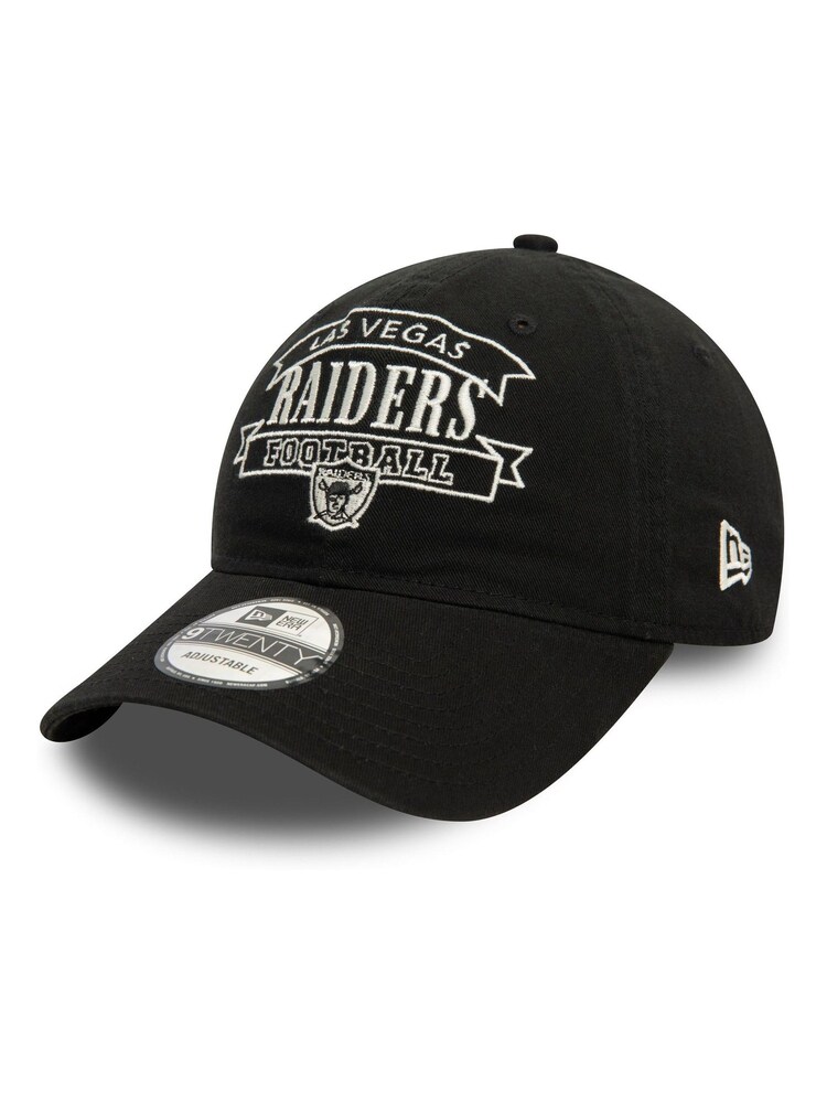 New Era Mens 100% Cotton Las Vegas Raiders Retro NFL 9TWENTY Cap - Image 1 of 5