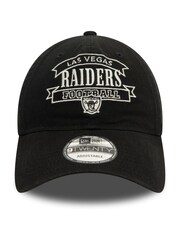 New Era Mens 100% Cotton Las Vegas Raiders Retro NFL 9TWENTY Cap - Image 2 of 5