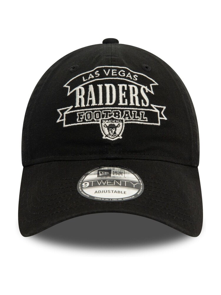 New Era Mens 100% Cotton Las Vegas Raiders Retro NFL 9TWENTY Cap - Image 2 of 5