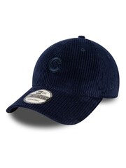 New Era Mens Blue 100% Cotton Cord Chicago Cubs 9TWENTY Cap - Image 1 of 5