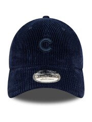 New Era Mens Blue 100% Cotton Cord Chicago Cubs 9TWENTY Cap - Image 3 of 5