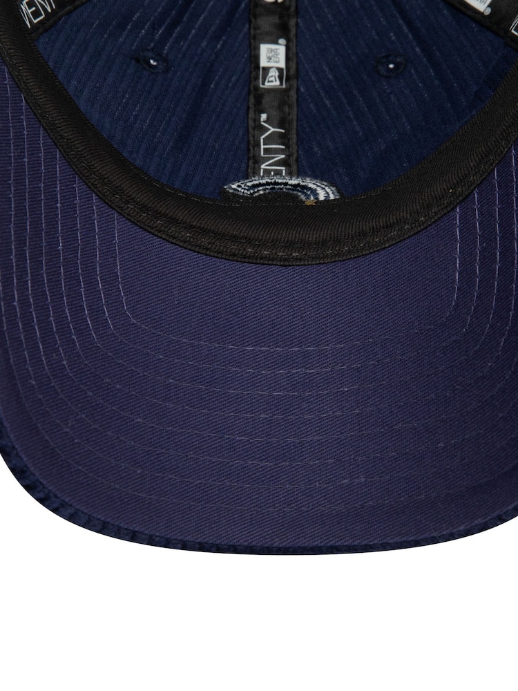 New Era Mens Blue 100% Cotton Cord Chicago Cubs 9TWENTY Cap - Image 5 of 5