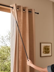 Set of 2 100cm Curtain Draw Rods - صورة 1 من 4