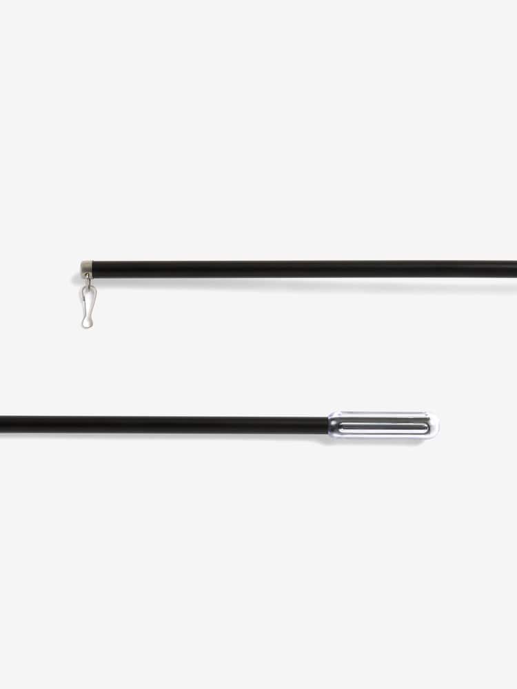 Set of 2 100cm Curtain Draw Rods - صورة 4 من 4