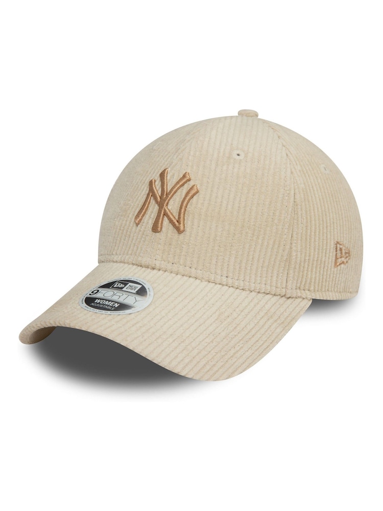 New Era® Womens 100% Cotton New York Yankees Cord 9FORTY Cap - Image 1 of 5