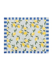 Furn Blue Lemons Table Placemats Set Of 4 - Image 5 of 6