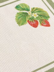 Evans Lichfield Green Strawberry Set Of Table Placemats 46x36cm - Image 6 of 6