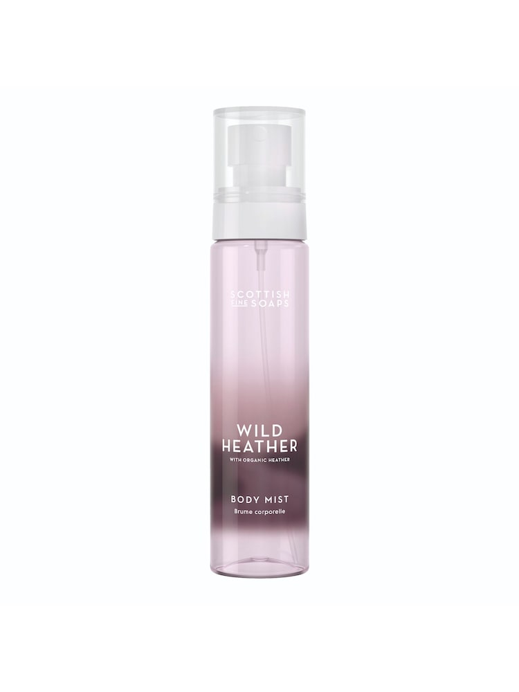 Scottish Fine Soaps Wild Heather Body Mist 100ml - Image 1 of 4 Scottish Fine Soaps Wild Heather Body Mist 100ml - Image 1 of 4