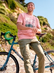 Brakeburn Green 100% Cotton Cargo Trousres - Image 6 of 6
