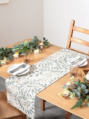 Evans Lichfield Green Vinea 230x35cm Table Runner - Image 2 of 5