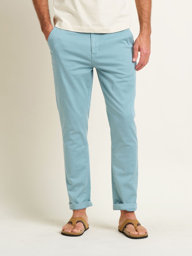 Brakeburn Blue Chinos Trousers - Image 1 of 4
