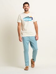 Brakeburn Blue Chinos Trousers - Image 4 of 4