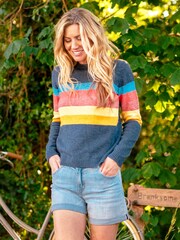 Brakeburn Blue Horizon Knitted Jumper - Image 1 of 6