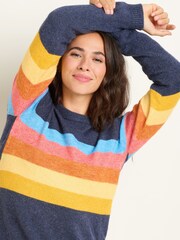 Brakeburn Blue Horizon Knitted Jumper - Image 4 of 6