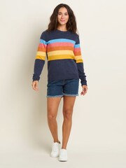 Brakeburn Blue Horizon Knitted Jumper - Image 5 of 6