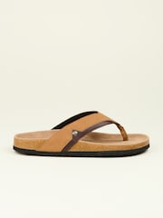Brakeburn Brown Sand Flip Flop - Image 1 of 3