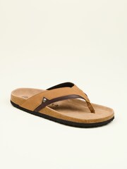 Brakeburn Brown Sand Flip Flop - Image 2 of 3