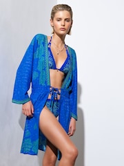French Connection Embellished Kaftan Beach Cover-Up - Bild 1 von 4