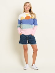 Brakeburn Cream Day Break Knitted Jumper - Image 4 of 5